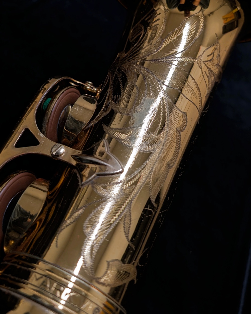 1967 Selmer Paris Mark VI Alto Sax (#149,040) - Original & Overhauled - Engraving