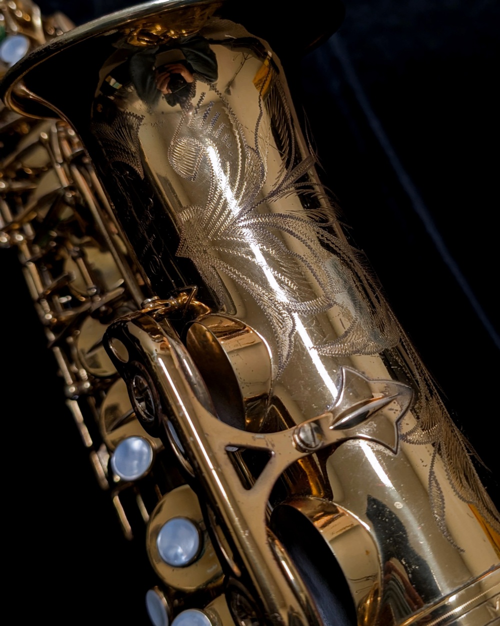 1967 Selmer Paris Mark VI Alto Sax (#149,040) - Original & Overhauled - Engraving