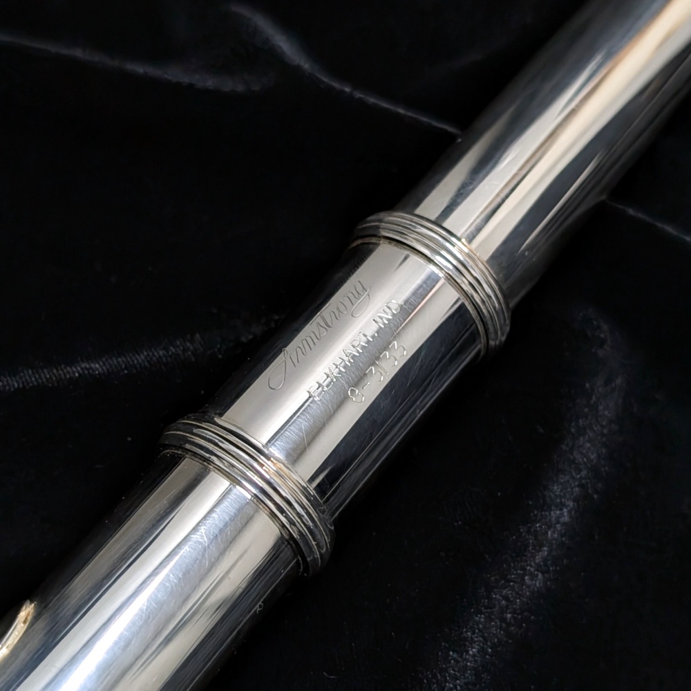 1973 Armstrong Alto Flute #8-3133 - Fully Overhauled - Logo