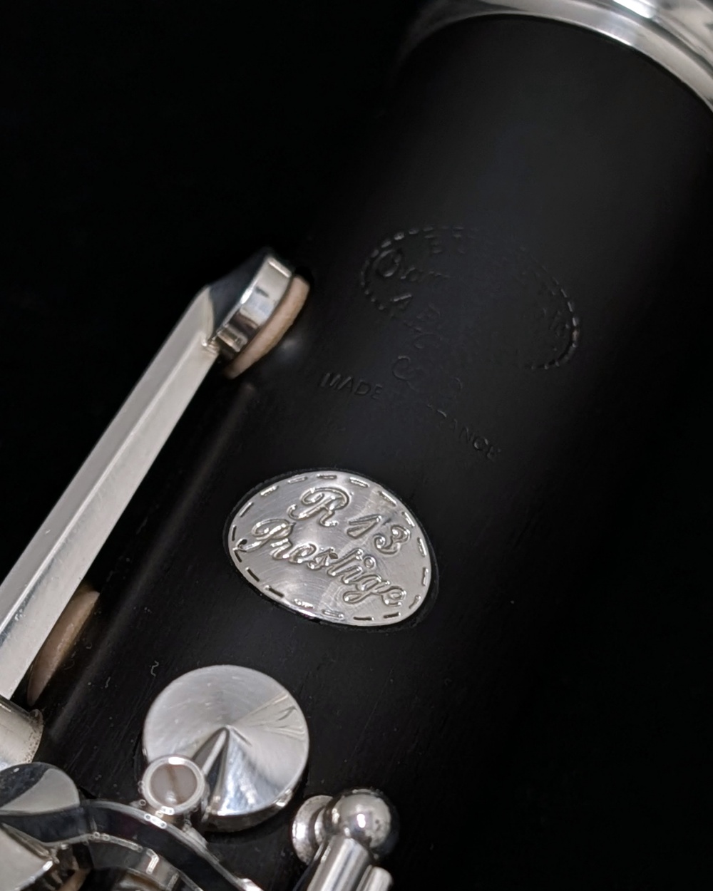 Used Buffet R13 Prestige Clarinet #515757 - Badge