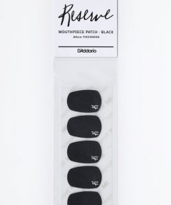 D'Addario Reserve Mouthpiece Patches - Thick, Black