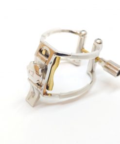 AK Clarinet Ligature - Rhodium Plated
