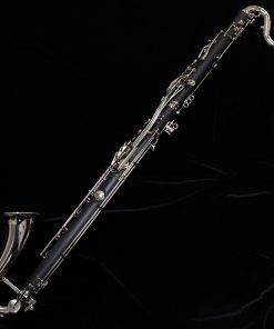 Backun Alpha Low C Bass Clarinet - Nickel Keys - Back of Clarinet