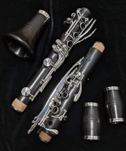 Backun Essence Clarinet - Grenadilla Wood, Silver Keys - Disassembled