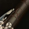 Backun Model Q Clarinet, 2nd Gen - Grenadilla with Silver Keys - Logo