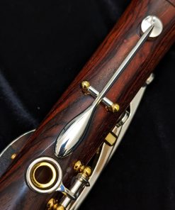 Backun Model Q Cocobolo Wood Clarinet - Silver Key, Gold Post - Register
