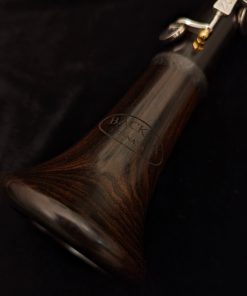 Backun Model Q Clarinet, 2nd Gen - Grenadilla with Silver Keys & Gold Posts - Bell