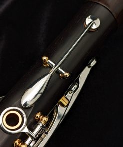 Backun Model Q Clarinet, 2nd Gen - Grenadilla with Silver Keys & Gold Posts - Register Key