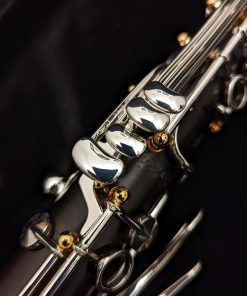 Backun Model Q Clarinet, 2nd Gen - Grenadilla with Silver Keys & Gold Posts - Trill Keys
