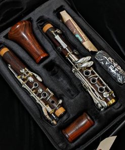 Backun Protege Clarinet - Cocobolo Wood, Silver Keys & Gold Posts with Eb Lever - In Case