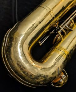 1965 Bundy H&A Selmer by Keilwerth Bari Sax - Bow Damage