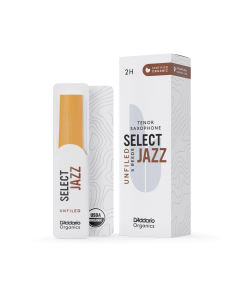 D'Addario Organic Select Jazz Tenor Sax Reeds - Unfiled