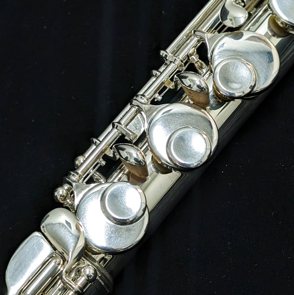 Used Jupiter diMedici 1200 Series Alto Flute #C0356 with both Headjoints - Right Hand