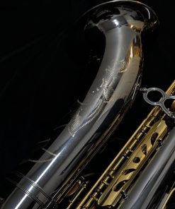 Used Keilwerth SX90 Tenor Sax - Black Nickel #121288 - Back of Bell