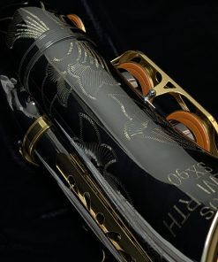 Used Keilwerth SX90 Tenor Sax - Black Nickel #121288 - Engraving