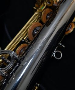 Used Keilwerth SX90 Tenor Sax - Black Nickel #121288 - Scratches at Strap Ring
