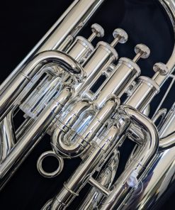 K.Custom Artist Series Silver 4 Valve Euphonium - Valve Section