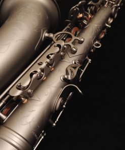 Kessler Custom Desert Deluxe Alto Sax - Satin Black Finish