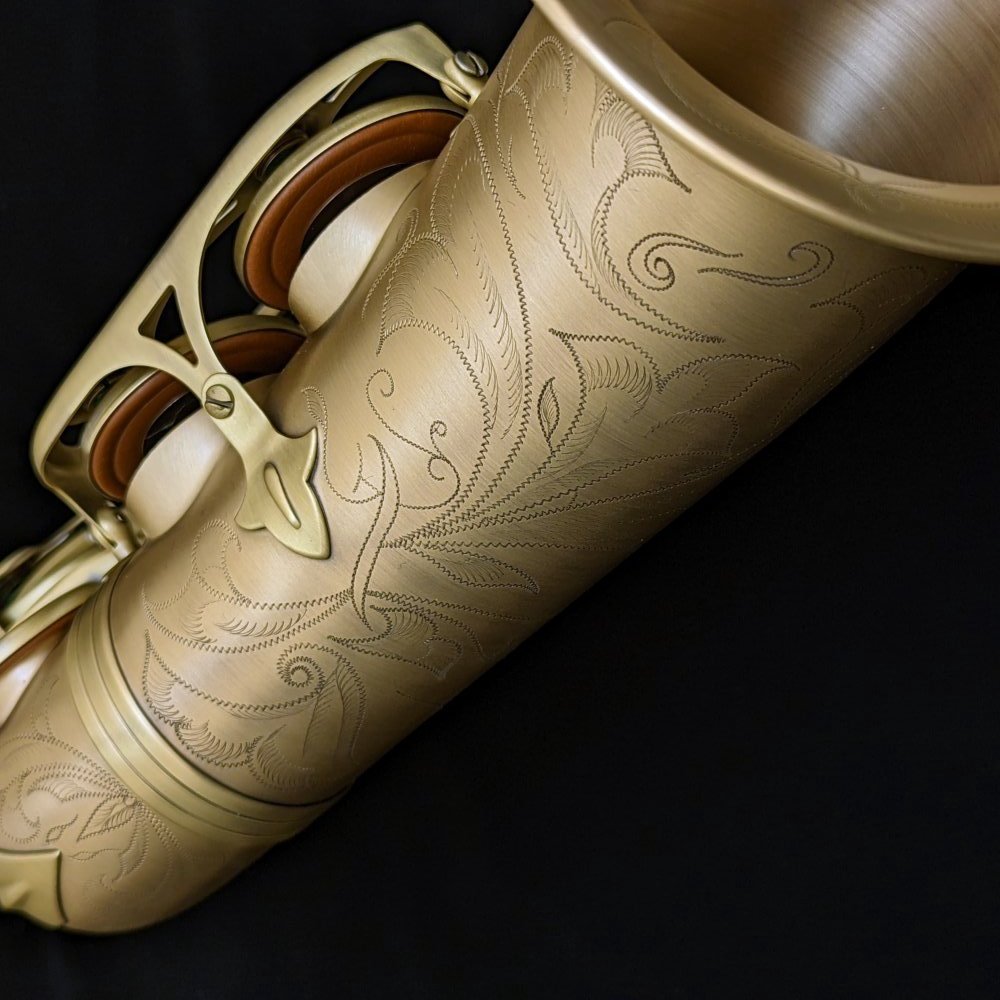 Kessler Custom Handmade Alto Sax - Brushed Matte Antique
