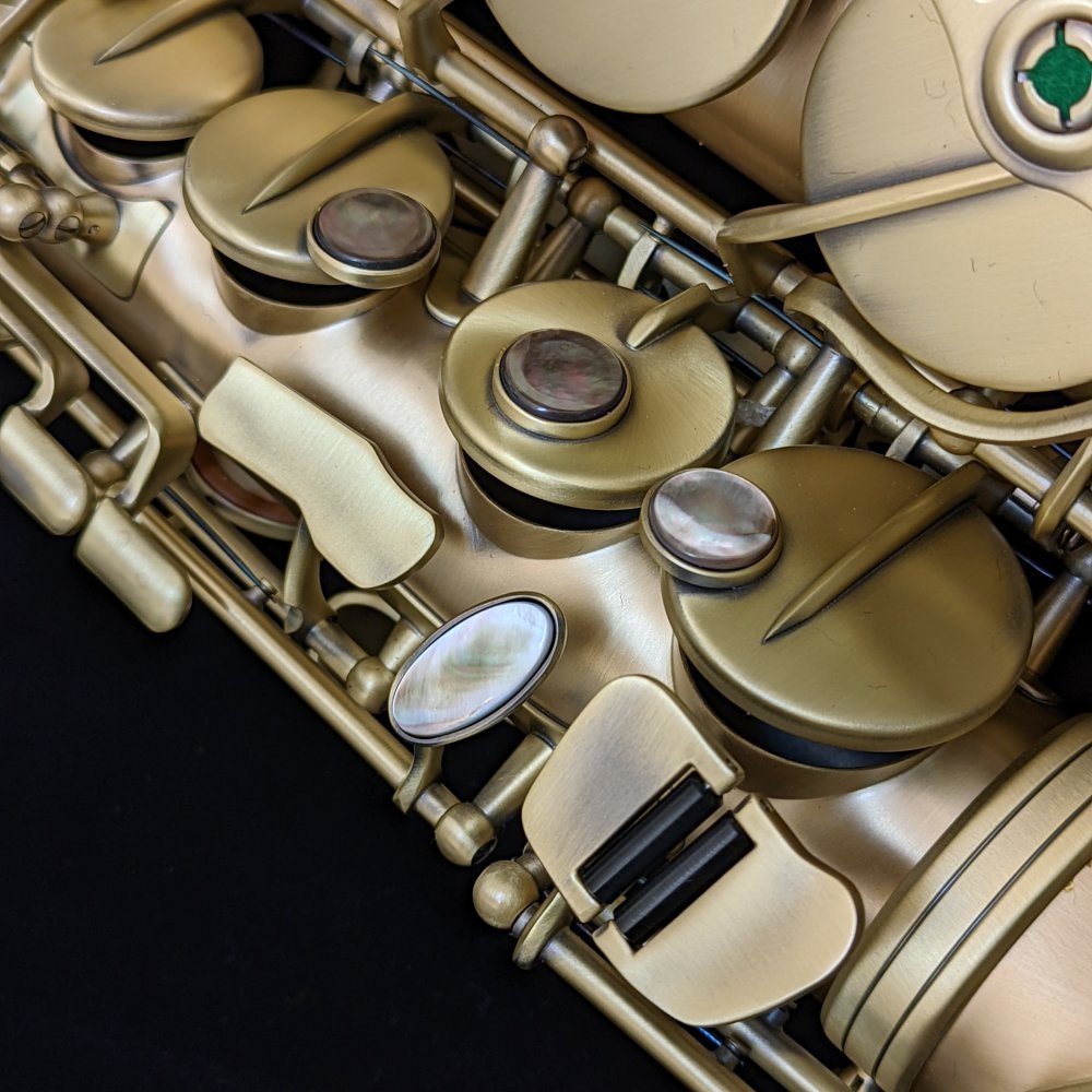 Kessler Custom Handmade Alto Sax - Brushed Matte Antique