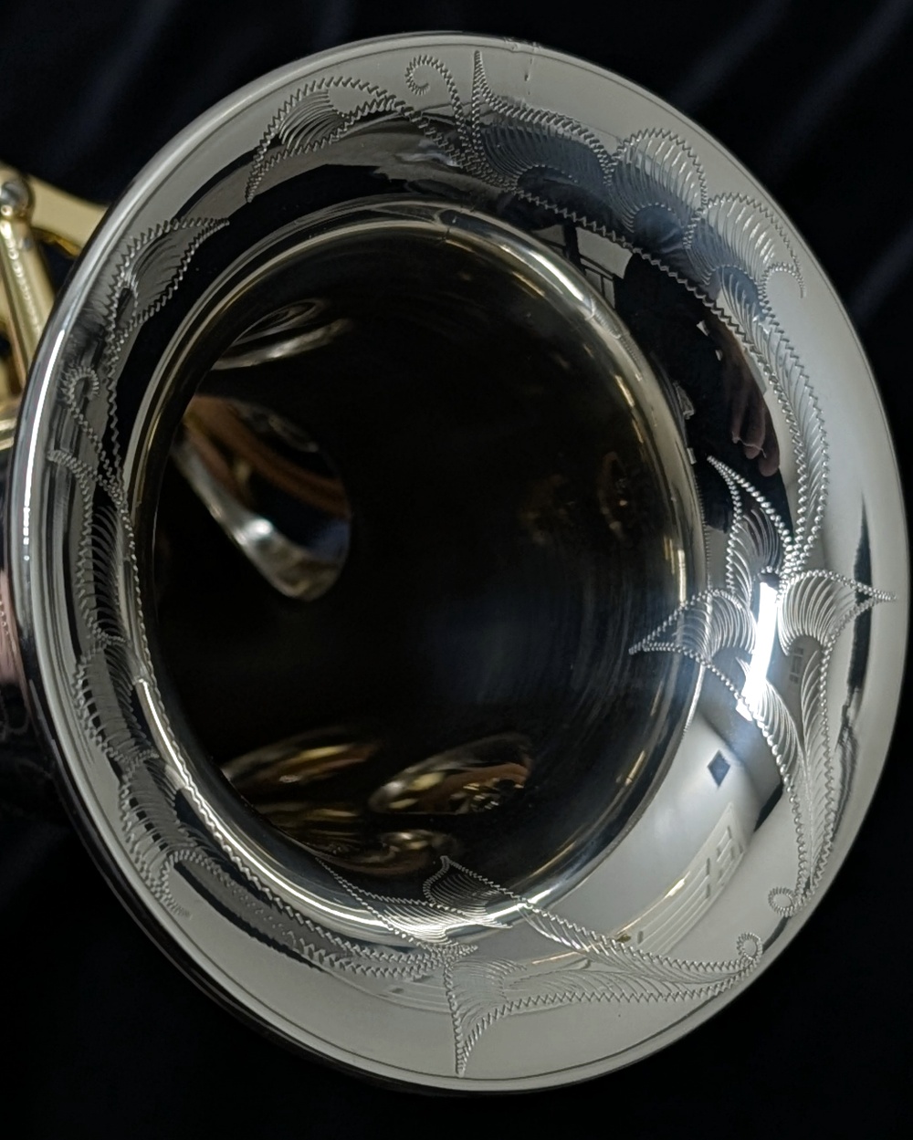 Kessler Custom "Handmade One" Nickel-Silver Soprano Sax - Engraving