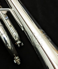 Kessler Custom Intermediate Silver Trumpet - Logo