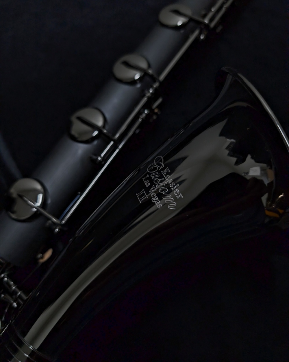 Kessler Custom Midnight Model Low C Bass Clarinet - 2nd Gen