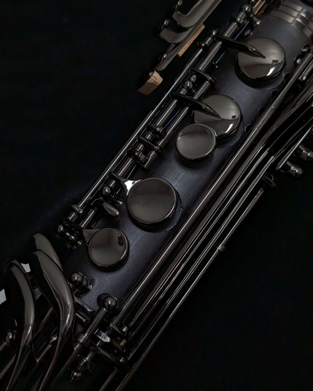 Kessler Custom 2nd Gen Low C Bass Clarinet - Midnight Rose - Right Hand