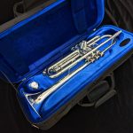 Kessler Custom Professional Trumpet in Silver - Case Interior