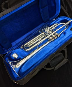 Kessler Custom Professional Trumpet in Silver - Case Interior