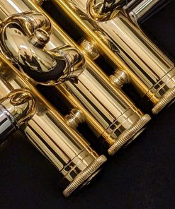 Kessler Custom Professional Trumpet in Lacquer - Heavy Bottom Caps