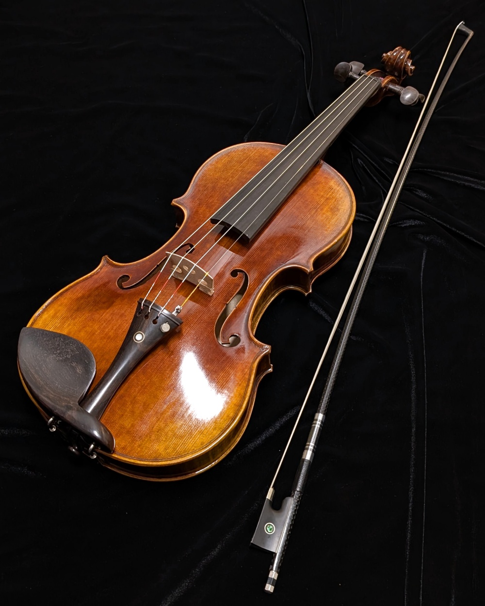 LaChambre VL05 Violin Outfit with Braided Carbon Fiber Bow - Violin