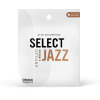 D'Addario Organic Jazz Select Alto Sax Reeds - Unfiled 3 Pack