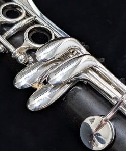 Used 2011 Buffet R13 Clarinet with Silver Keys - ProShop Overhauled - Right Hand Pinky
