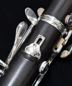 Used 2011 Buffet R13 Clarinet with Silver Keys - ProShop Overhauled - Thumbrest