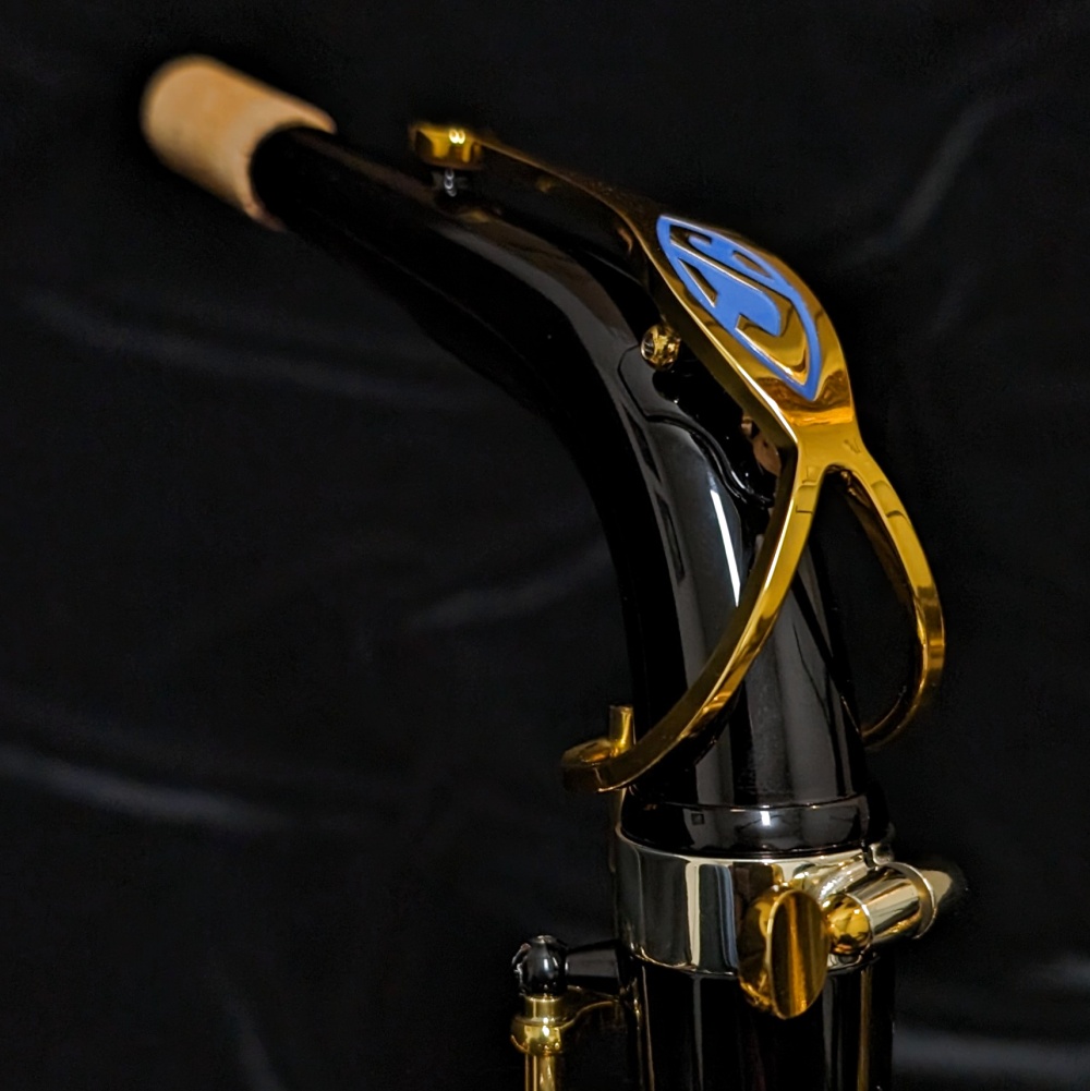 Selmer Paris Signature Alto Sax - Black Lacquer - Neck