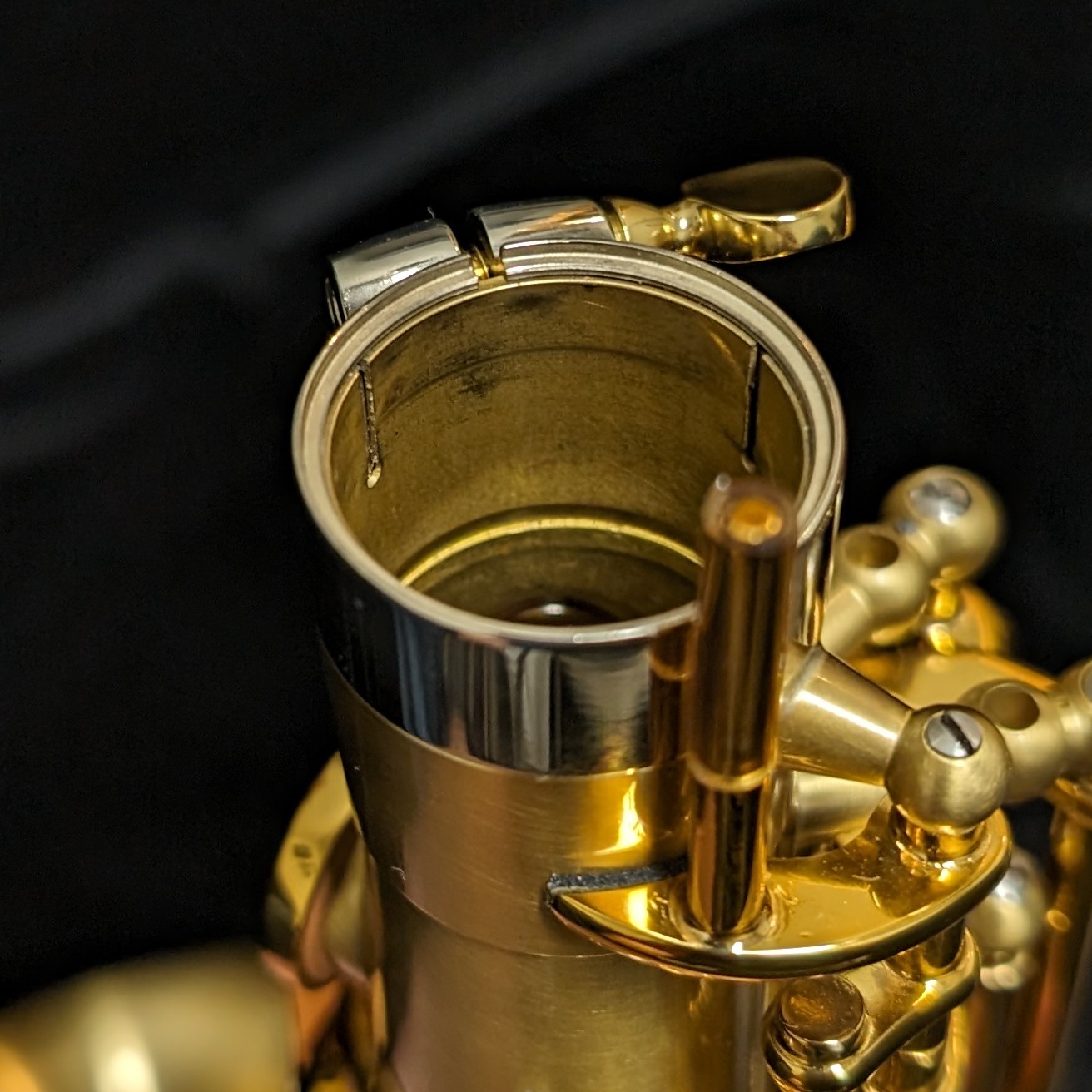 Selmer Paris Signature Alto Sax - Brushed Lacquer - Neck Receiver