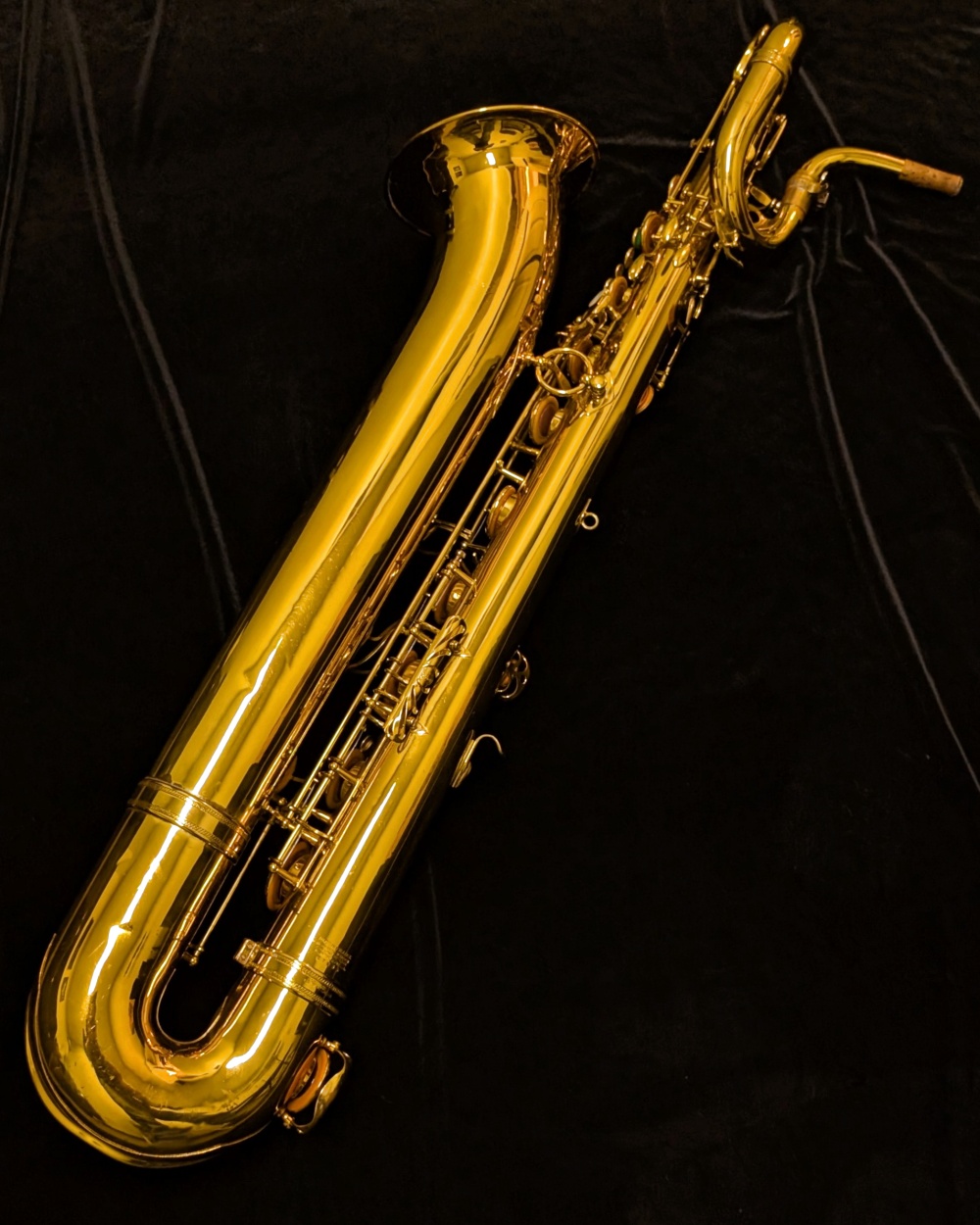 1960 Selmer Paris Mark VI Low A Bari Sax - Relacquered - #87556 - Back of Sax