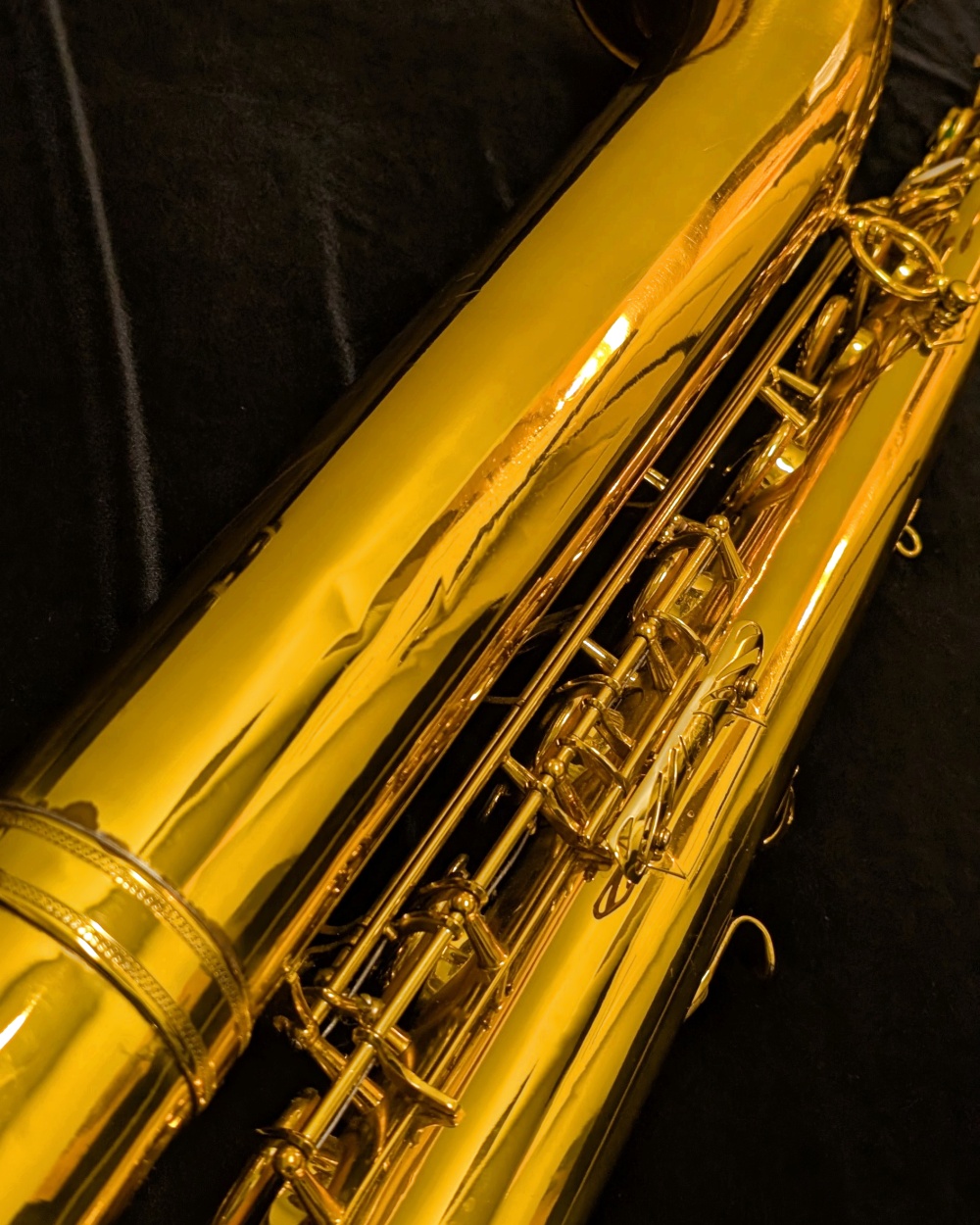 1960 Selmer Paris Mark VI Low A Bari Sax - Relacquered - #87556 - Back of Bell