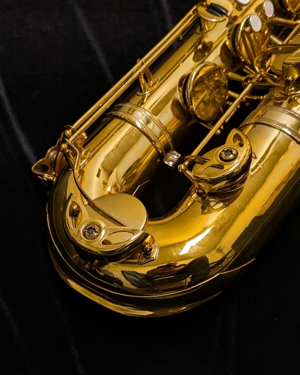 1960 Selmer Paris Mark VI Low A Bari Sax - Relacquered - #87556 - Bow