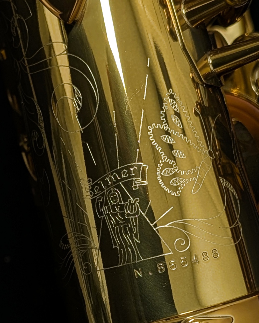Selmer Paris 2026 NYC Limited Edition Tenor Sax - Engraving Nods