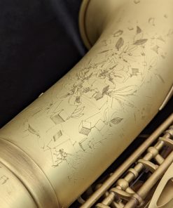 Selmer Paris Supreme Alto Sax - Antiqued Lacquer - Back of Bell Engraving