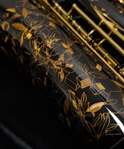 Selmer Paris Supreme Tenor Sax - Black Lacquer 94BL - Engraving