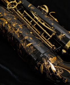 Selmer Paris Supreme Tenor Sax - Black Lacquer 94BL - Engraving