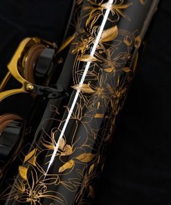 Selmer Paris Supreme Tenor Sax - Black Lacquer 94BL - Engraving