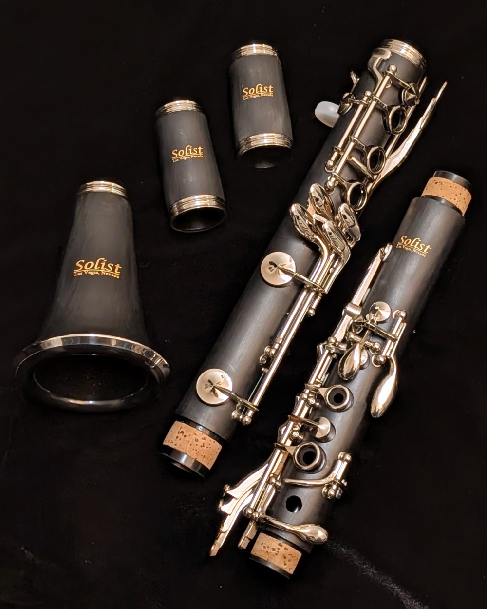 Solist CL180 Student Clarinet (Plastic) - Disassembled