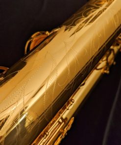Solist Low A Bari Sax Engraving