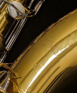 Used Armstrong Low Bb Bell Bari Sax #N247003 - Logo