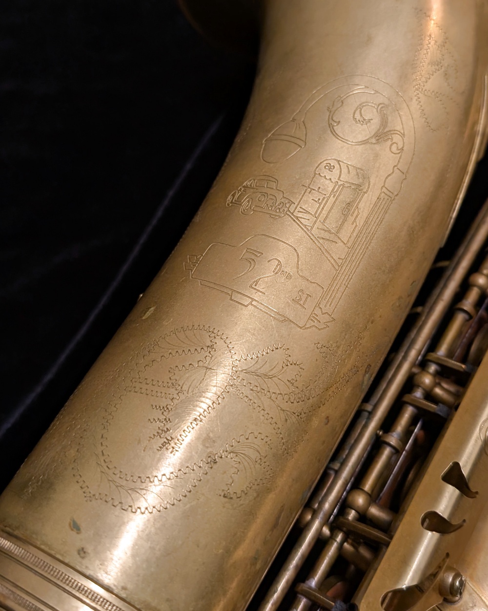 Used Eastman 52nd Street Tenor Sax 652RL - Serial 11534568 - Engraving