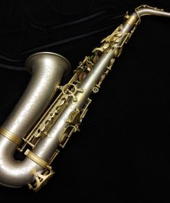 Lightly Used Kessler Custom 'Handmade NS' Alto Sax - Nickel Silver - Back of Sax